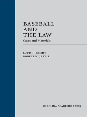 cover image of Baseball and the Law